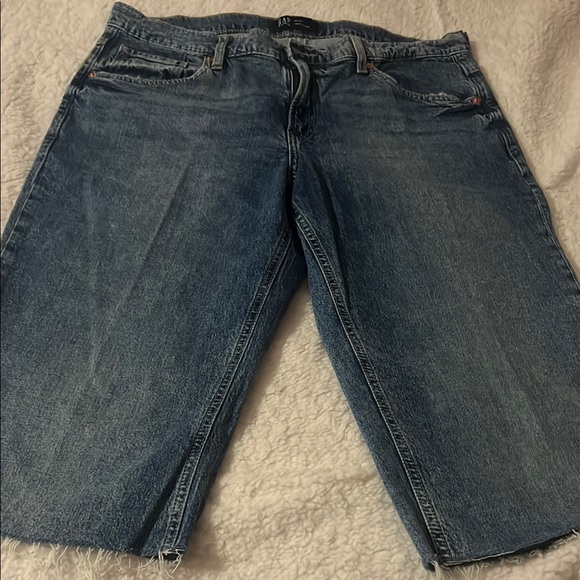 GAP Blue‎ Versatile Denim Cut-Off Jorts - Picture 5 of 15
